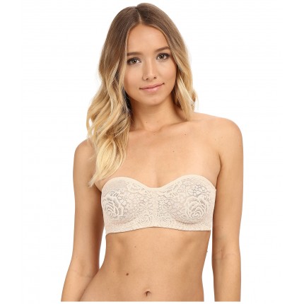 Wacoal Halo Lace Strapless Underwire Bra ZPSKU 8679737 Natural Nude